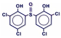 Fórmula molecular del bitionol sulfóxido